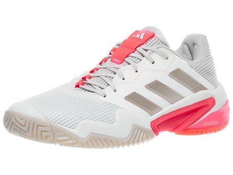 adidas Barricade 13 White/Lucid Red Womens Shoes