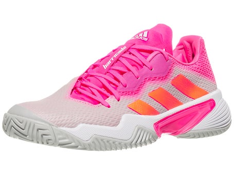 estaño ensalada compensar adidas Barricade Grey/Orange/Pink Wom's Shoes | Tennis Warehouse