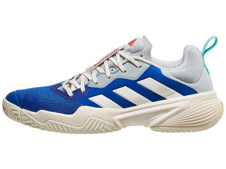 adidas Barricade Parley White/Blue Women's Tennis Shoes