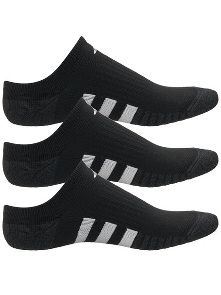 adidas Women's Cushioned 3.0 3-Pack No Show Sock Black