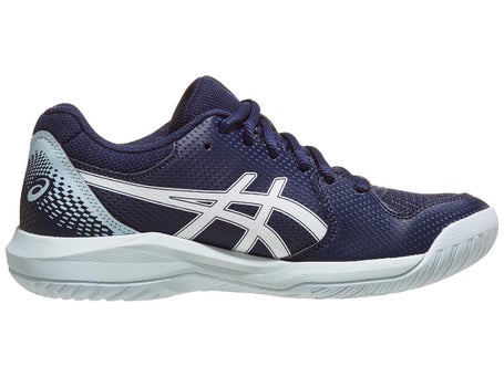 Asics Women's Gel Dedicate 8 Tennis Shoes, Midnight/White, Size 10.5
