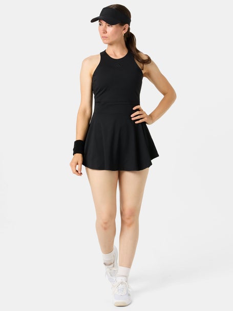 black adidas tennis dress On Women's Court Dress Split in Black, Size: XXL, Polyester