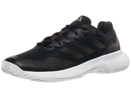 adidas GameCourt 2 Black/Silver Women's Shoes | Tennis Warehouse