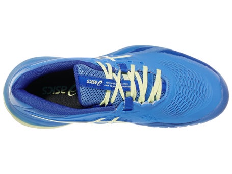 Asics Gel Resolution X Blue/Yellow Women's Shoes Tennis Warehouse