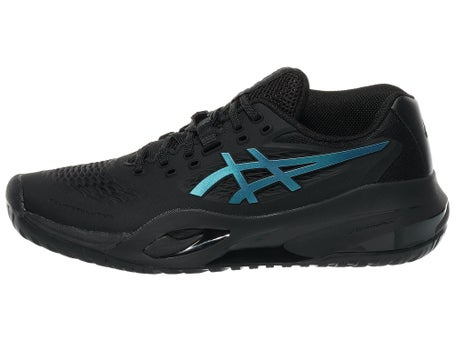 Asics Gel Resolution X Black/Blue Women's Shoes Tennis Warehouse