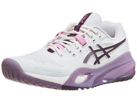Asics Gel Resolution X Oat/Dark Aubergine Womens Shoes
