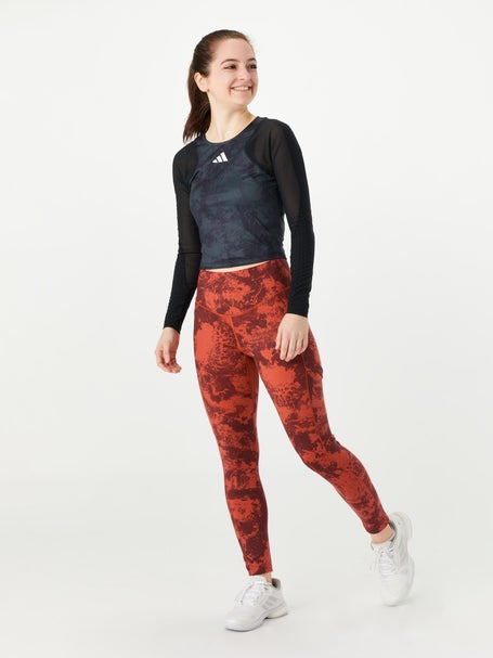 adidas Women's Paris Tennis Match Skirt Tight - Red | Tennis Warehouse