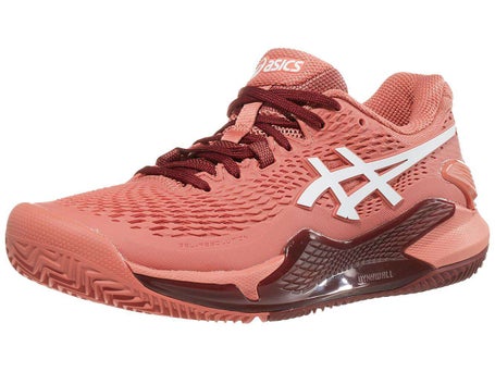 sneeuwman Vegen Behandeling Asics Gel Resolution 9 Clay Light Garnet Women's Shoes | Tennis Warehouse