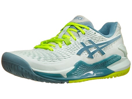 Women's GEL-RESOLUTION 9, Soothing Sea/Gris Blue, Tennis Shoes