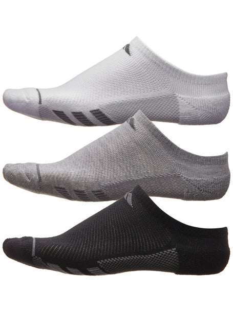 adidas Women's Superlite Stripe II No Show Socks | Tennis Warehouse