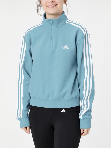 Verslagen verachten weer adidas Women's Spring 3 Stripe 1/4 Zip | Tennis Warehouse