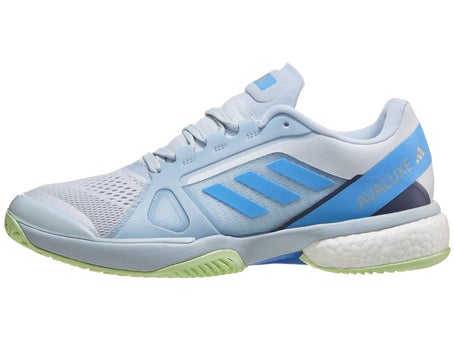 adidas Womens Avaluxe Tennis Shoes (Halo Blue/Semi Green Spark) 8.5