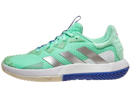 adidas SoleMatch Control Mint/Silver/Blue Women's Shoes | Tennis Warehouse