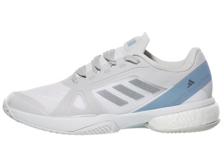 adidas Stella Court White/Silver/Blue Women's Shoes Tennis Warehouse