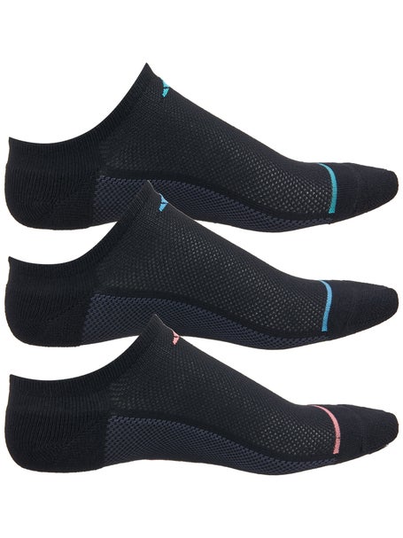 adidas Women's Superlite 3-Pack No Show Socks Black Tennis Warehouse