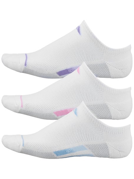 adidas Women's Superlite 3-Pack No Show Socks White