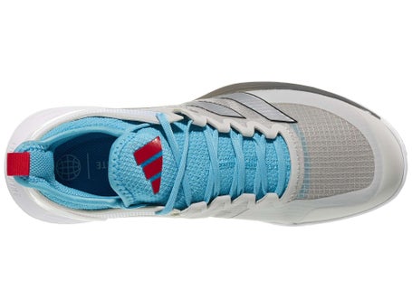 adidas Ubersonic Clay Grey/Blue Wom's Shoes | Tennis