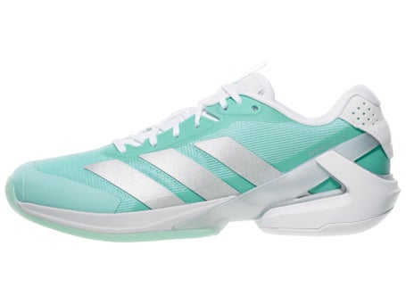 adidas Ubersonic 5 Aqua/Silver/Pink Women's Shoe | Tennis Warehouse