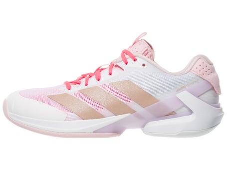 adidas Ubersonic 5 White/Pearl/Pink Women's Shoes | Tennis Warehouse