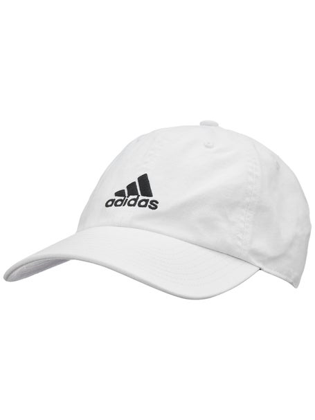 white adidas baseball cap