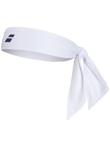 Babolat Logo Head Tie White/Sodalite Blue