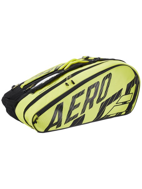 Hangen Suradam juni Babolat Pure Aero 12 Pack Bag Black/Yellow | Tennis Warehouse