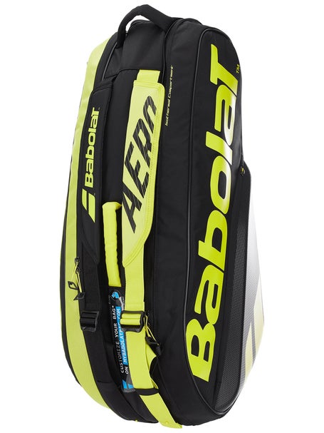 Heb geleerd constant Ingang Babolat Pure Aero 6 Pack Bag Black/Yellow | Tennis Warehouse