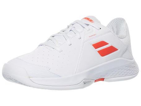 Babolat Propulse 3 White/Coral Junior Shoes
