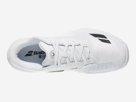 Babolat Jet Mach 4 Grass White/Black Mens Shoes