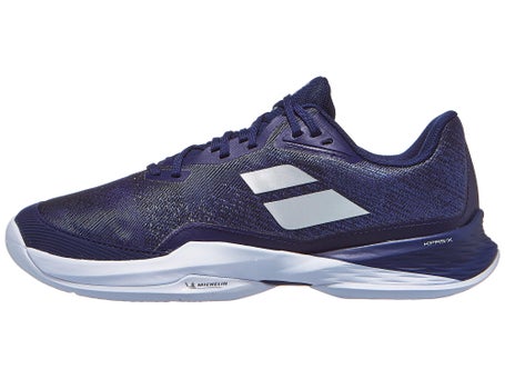 Babolat Jet Mach III AC Dark Blue/Silver Mens Shoes