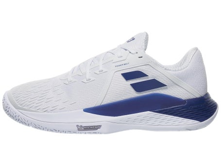 Babolat Propulse Fury 3 AC White/Dark Blue Mens Shoes