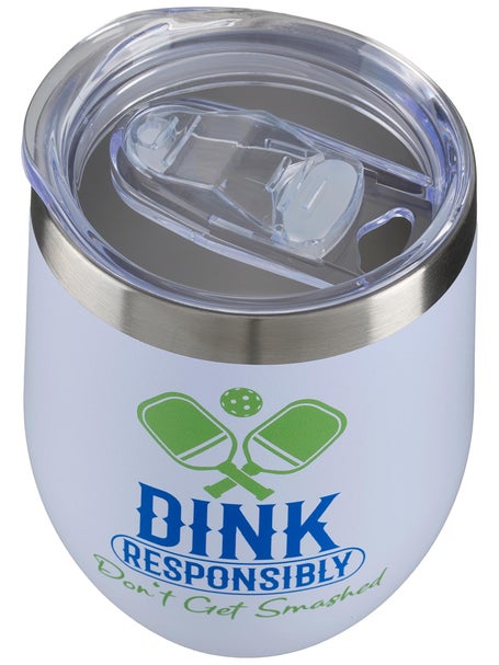 Born To Rally Pickleball Wine Tumbler