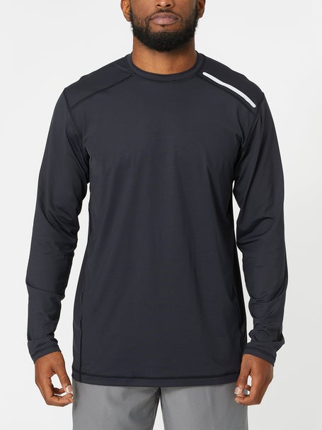 BloqUV Mens Long Sleeve Top - Black