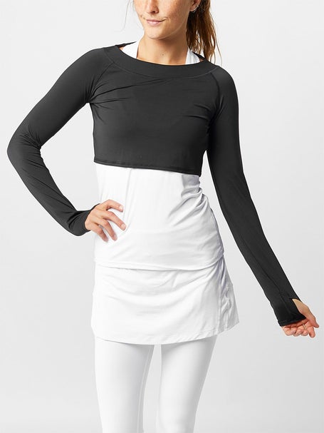 Bloq-UV Tennis Skirt with Leggings (White)