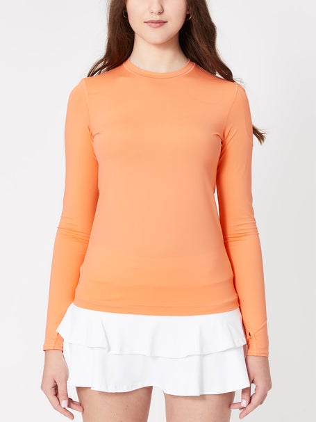 BloqUV Women's 24/7 Long Sleeve Top - Tangerine