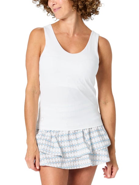 Bubble Womens Butterfly Tank - White