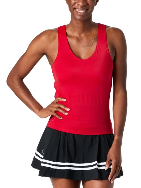 Bubble Womens Butterfly Tank - Red