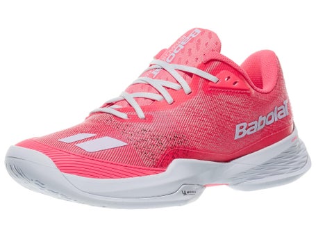 Babolat Jet Mach Womens Pickle Shoes Pink/Wh 5/19