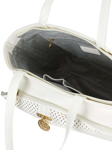 Court Couture Cassanova Perforated Black Tennis Bag