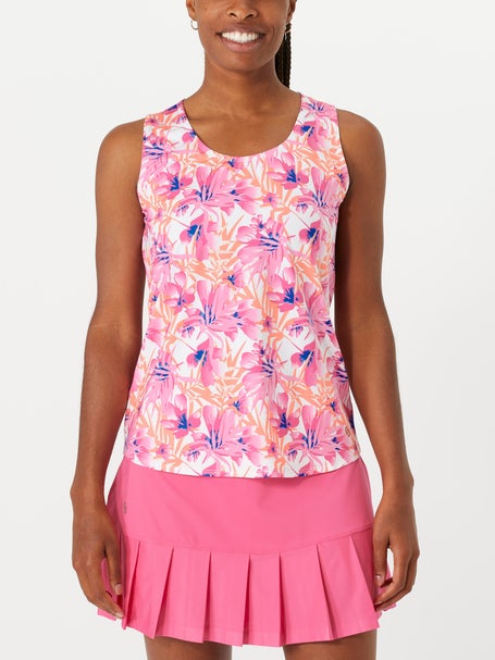 Cross Court Womens Magnolia Full Coverage Tank