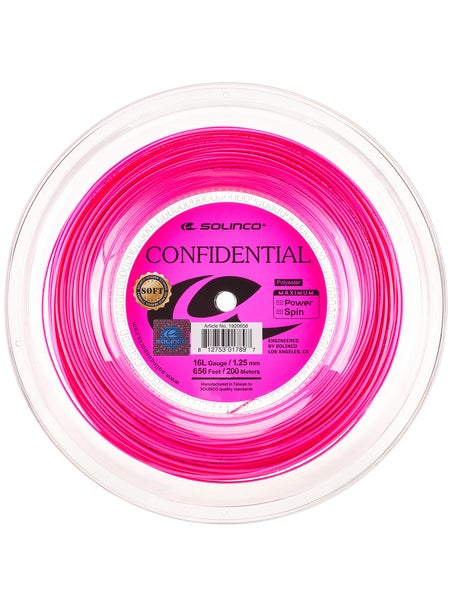 Solinco Confidential Soft 16L/1.25 String Reel - 656'