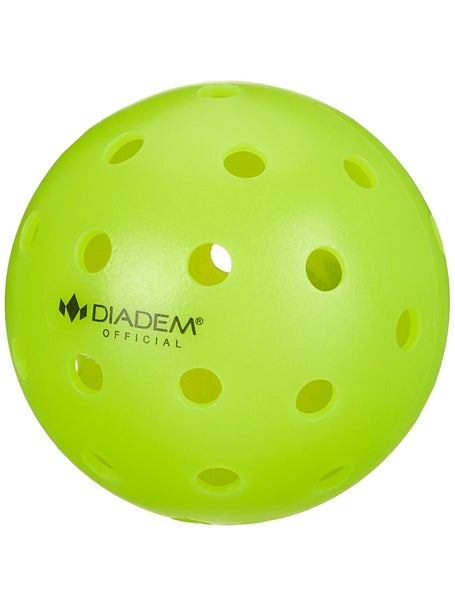 Diadem Official 40 Outdoor Pickleballs - Neon