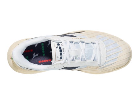 NEW DIADORA men\'s b.elite star tennis shoes in white/blue B. ELITE STAR Made In Italy tennis shoe - All-gender  main image 4
