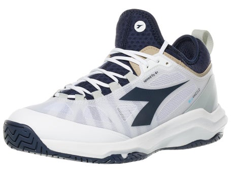 Diadora Speed Blushield Fly 4 White/Blue Mens Shoes