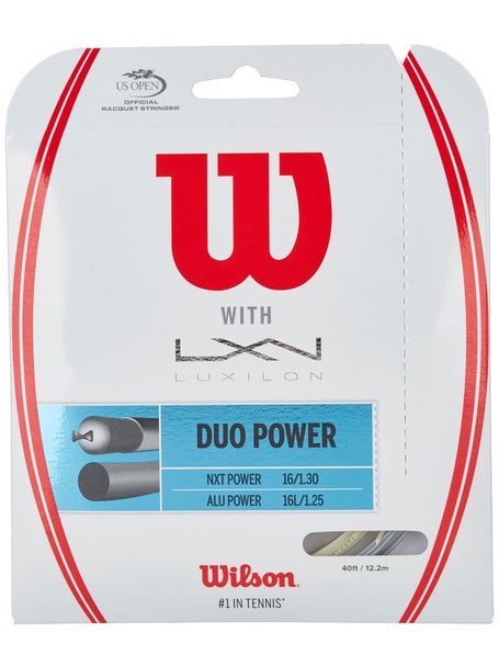 Wilson Duo Power ALU Power 1.25 & NXT Power 16 String