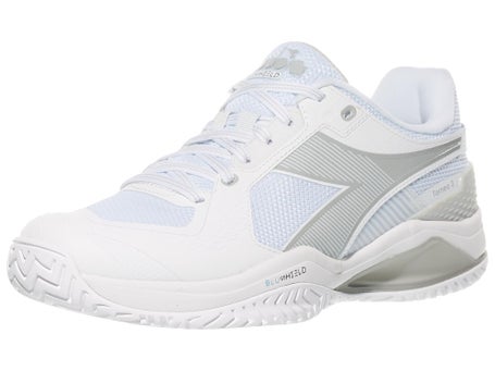 Diadora Speed Blushield Torneo 3 Wh/Silver Woms Shoes