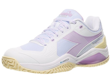 Diadora Blushield Torneo 3 White/Orchid Womens Shoes