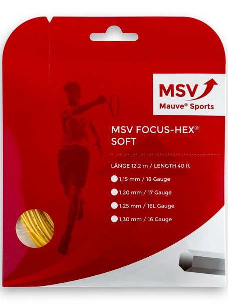 MSV Focus Hex Soft 17/1.20 String Yellow