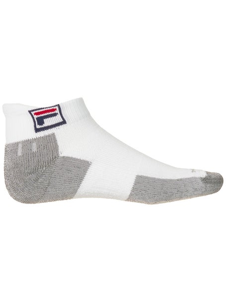 Fila Low Cut Tab Performance Sock White Tennis Warehouse