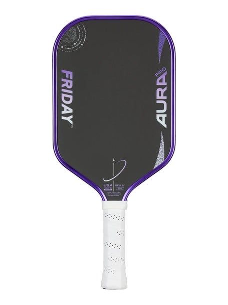 Friday Aura Pro Elongated Metallic Pickleball Paddle